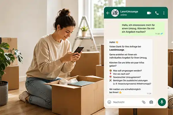 Whatsapp-Anfrage